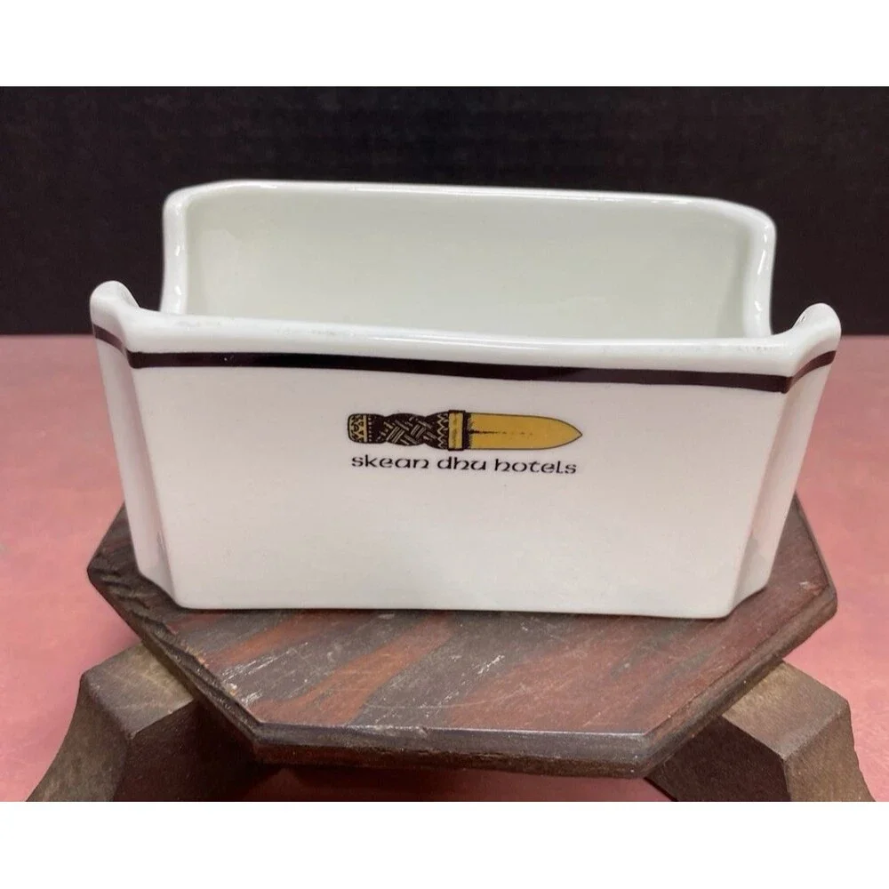 Royal Doulton Hotelware Sugar Packet Holder Skean Dhu Hotels England Steelite